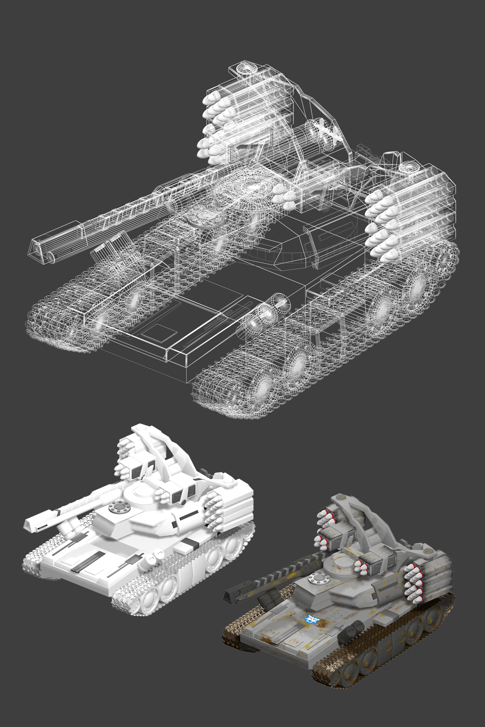 3D Behemoth Tank